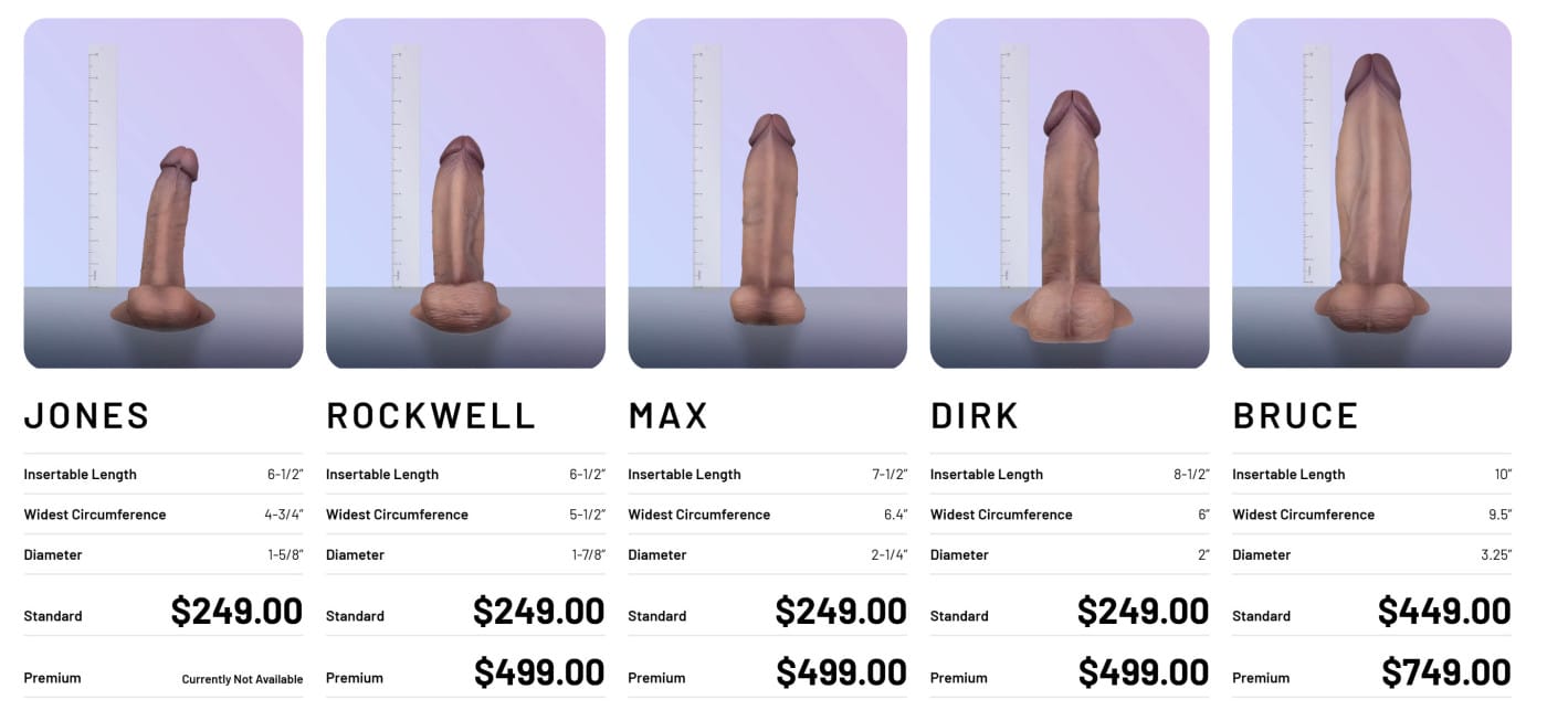 realdoll Realcock 2: rc2 standard vs rc2 premium