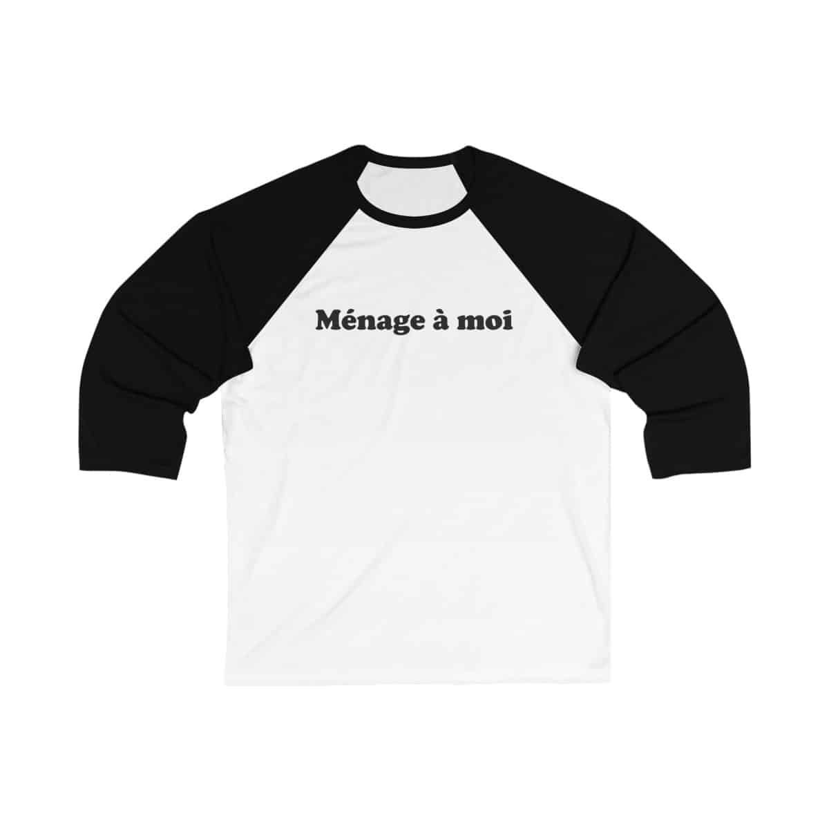 "Ménage à Moi" Unisex 3/4 Sleeve Baseball Tee - Image 3