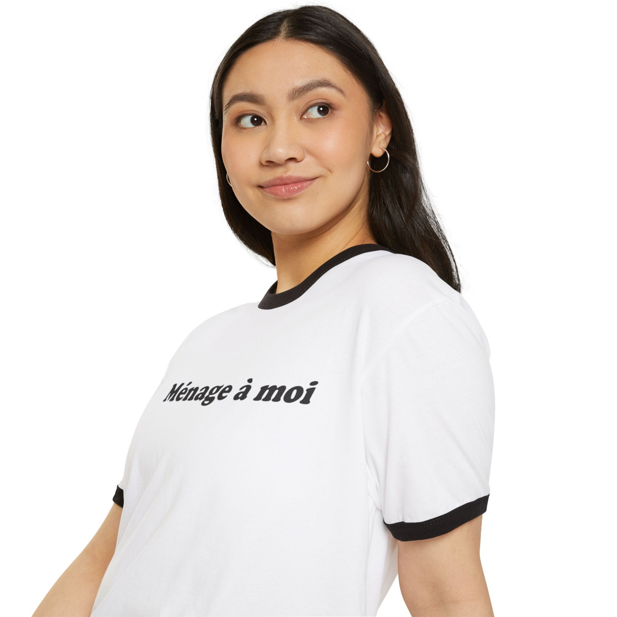 "Ménage à moi" Unisex Ringer tee - Image 6
