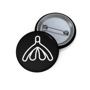 "Internal Clitoris Logo" Pin Button