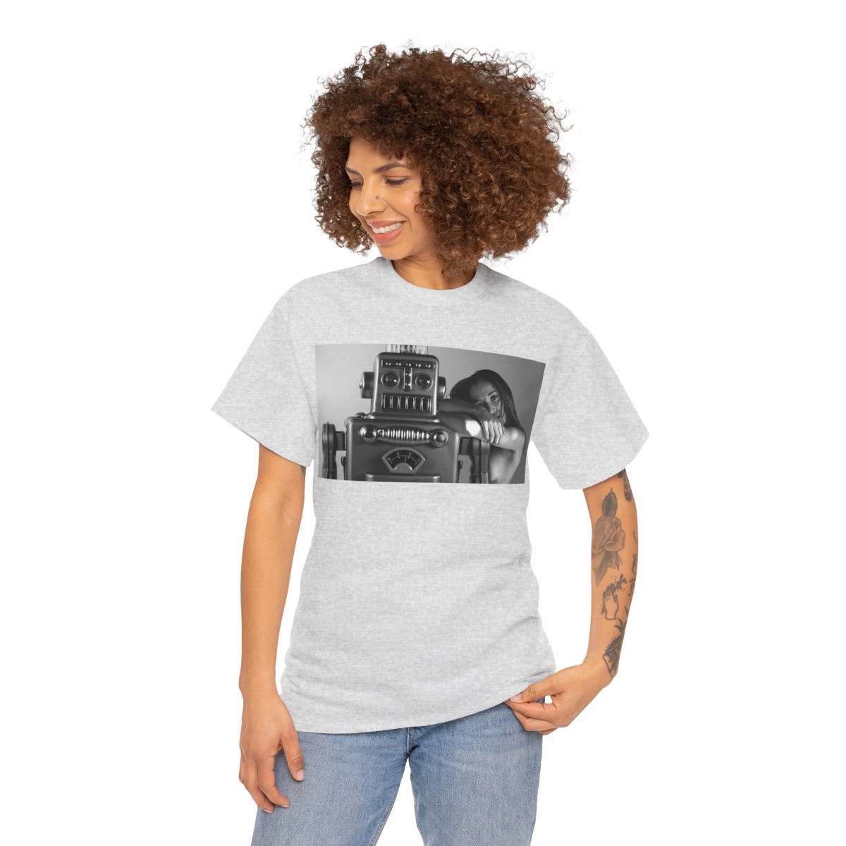 "Sex Machine" Unisex Heavy Cotton Tee - Image 3