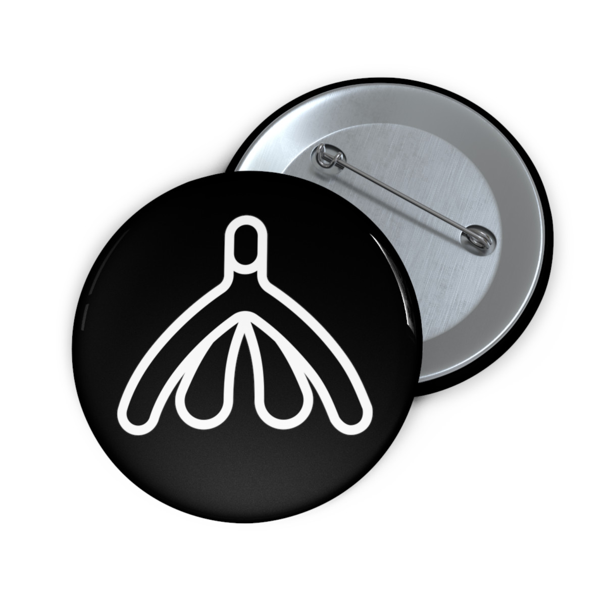 "Internal Clitoris Logo" Pin Button - Image 3