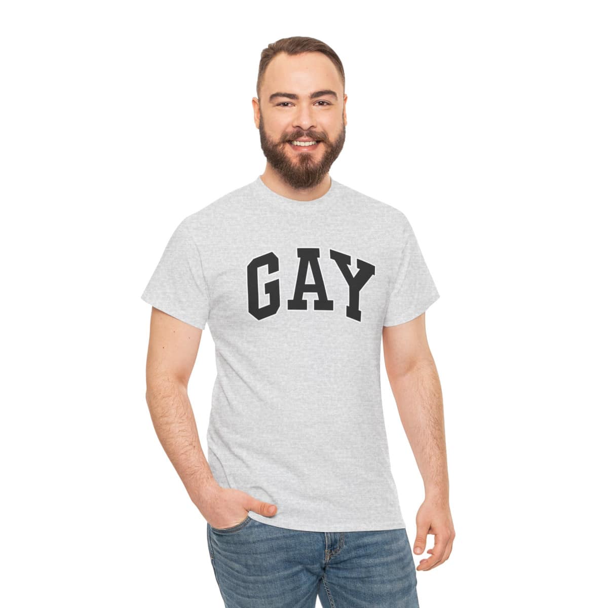 GAY GAP - Unisex Heavy Cotton Tee - Image 4