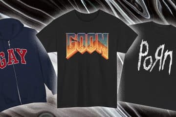 Goon doom t-shirt, Porn Korn T-shirt, and GAP gay merch drop!