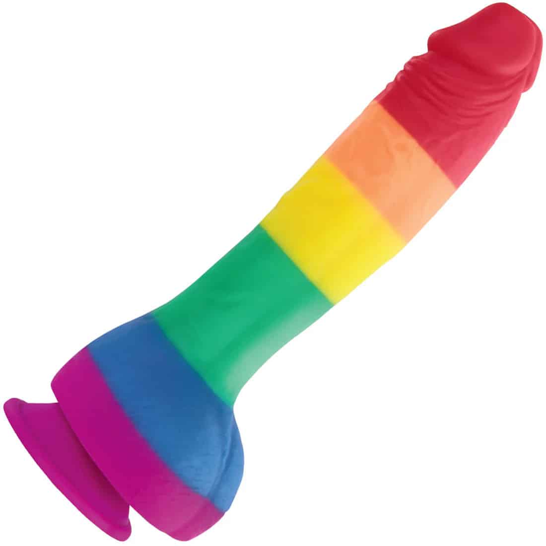 Best Affordable Rainbow Realistic Dildo: Colours review