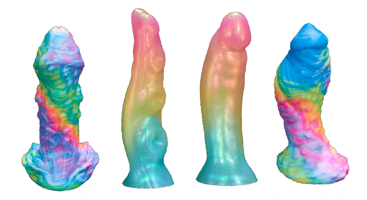 Best Custom Rainbow Dildos: Fantasy Grove review